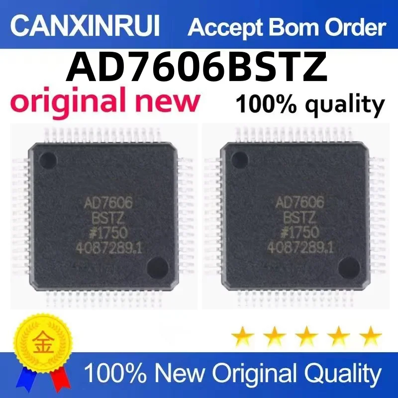 

AD7606BSTZ LQFP-64 8-channel DAS 16-bit simultaneous-sampling ADC ADI is genuine from ADI