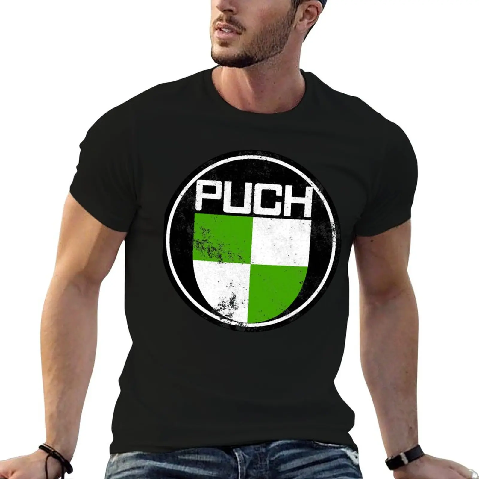 

Рубашка на заказ с принтом логотипа в стиле гранж Puch t для рубашек, хлопковая футболка T3, мужская футболка Syncro