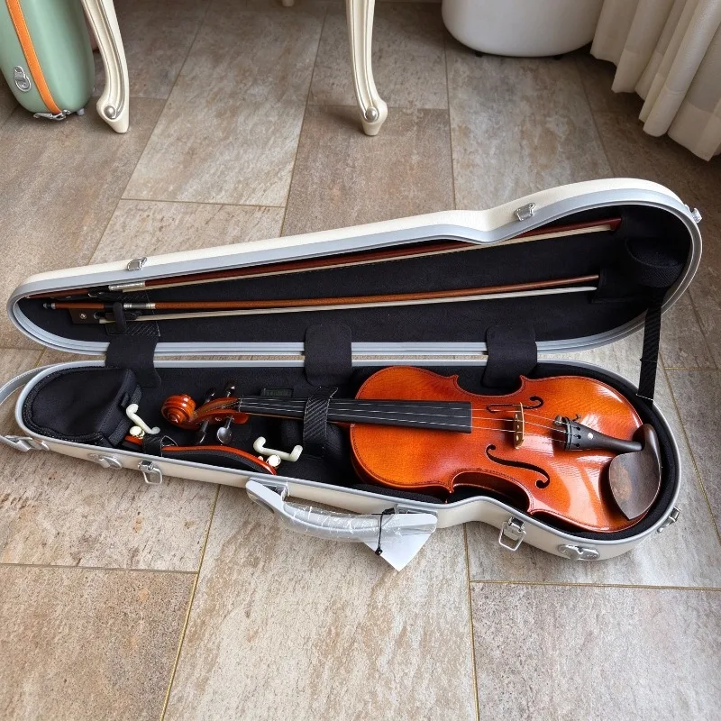 3/4-4/4 Violin Case Lightweight Violin Backpack Wear Resistant Anti-scratch Violins Protective Box String Instrument Accessories