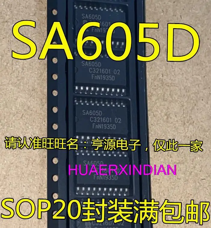 

10PCS New Original SA605 SA605D SOP-20 IC