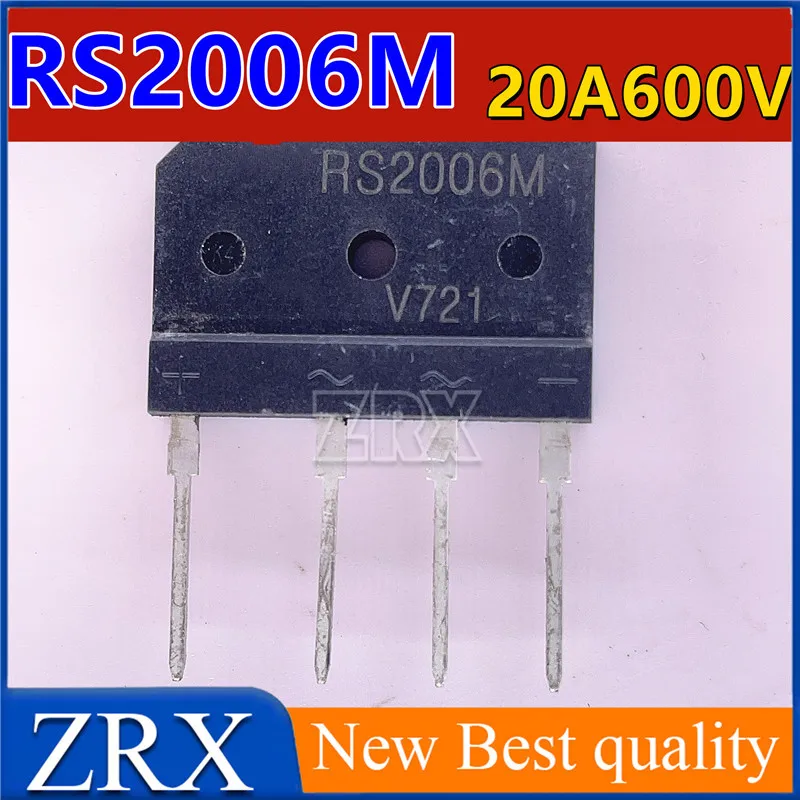 5Pcs/Lot Brand new original RS2006M 20A/600V induction cooker rectifier bridge;