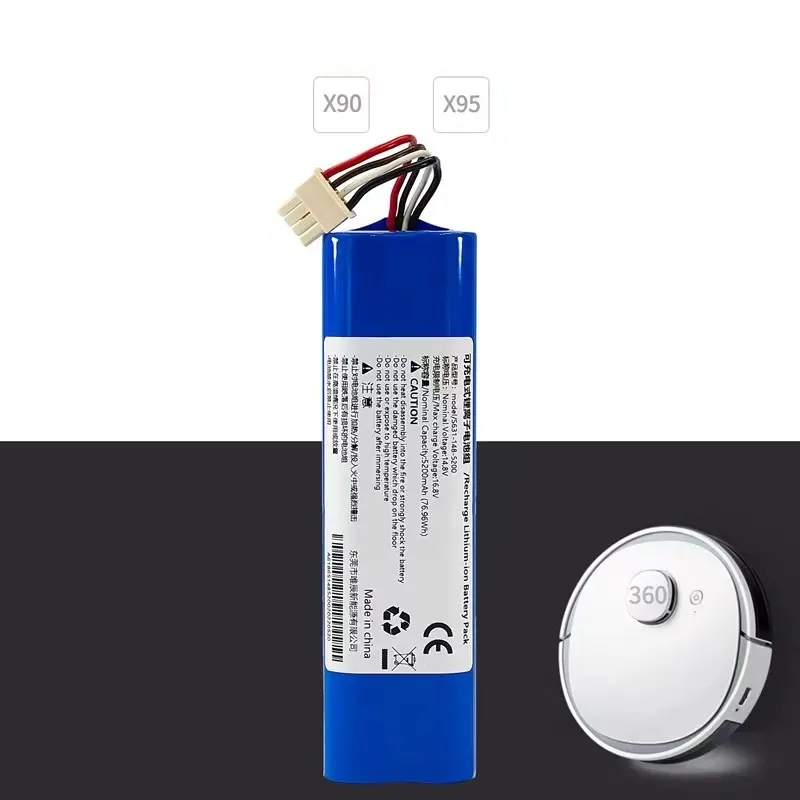 5200mAh 6800mAh 14.4V Li-ion Battery For Anker Eufy Robovac L10 L70 Robot Vacuum Cleaner Accessories Spare Parts T2190 T2190G21