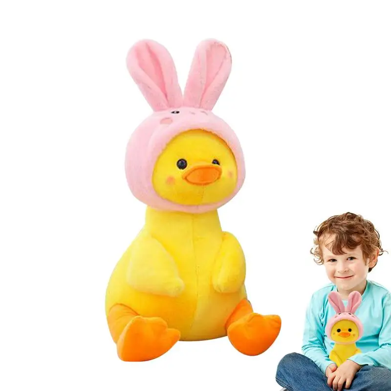 

Duck Plush 9.84-Inches Cartoon Yellow Duck Plush Decoration Stuff Toy Throw Pillow Sofa Cushions Baby Sleeping Buddy For All