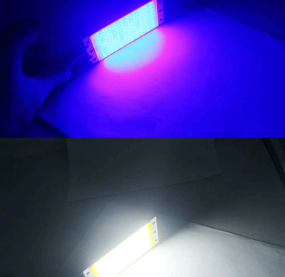 Dimmbare DC 12V COB LED Panel Licht 94x50MM 15W Ultra Helle Warme Natürliche Kaltweiß Blau Streifen Lampe mit RF Fernbedienung – Detail 10
