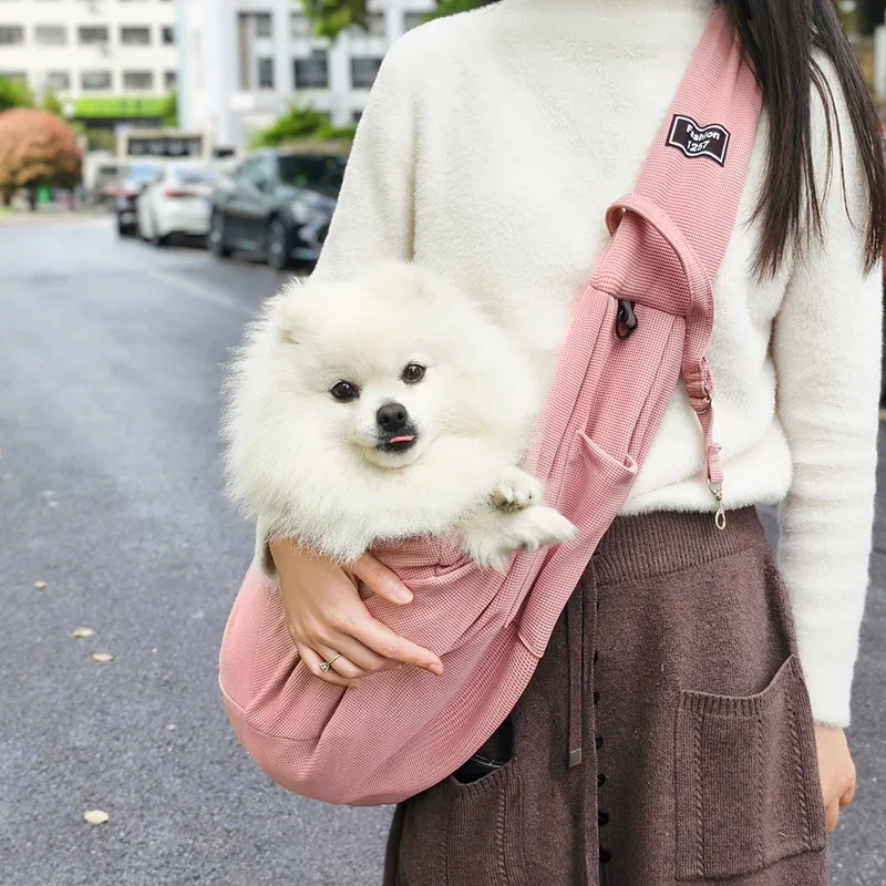 New Comfortable Pet Dog Shoulder Bag Outdoor Travel Portable Cat Puppy Sling Bag Tote Pet Carrying Supplies