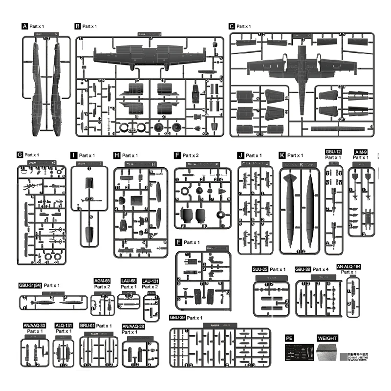 Great Wall Hobby L7215 1/72 A-10C Thunderbolt II Attack Aircraft Closed Air Support Aircraft Scale Model Kit