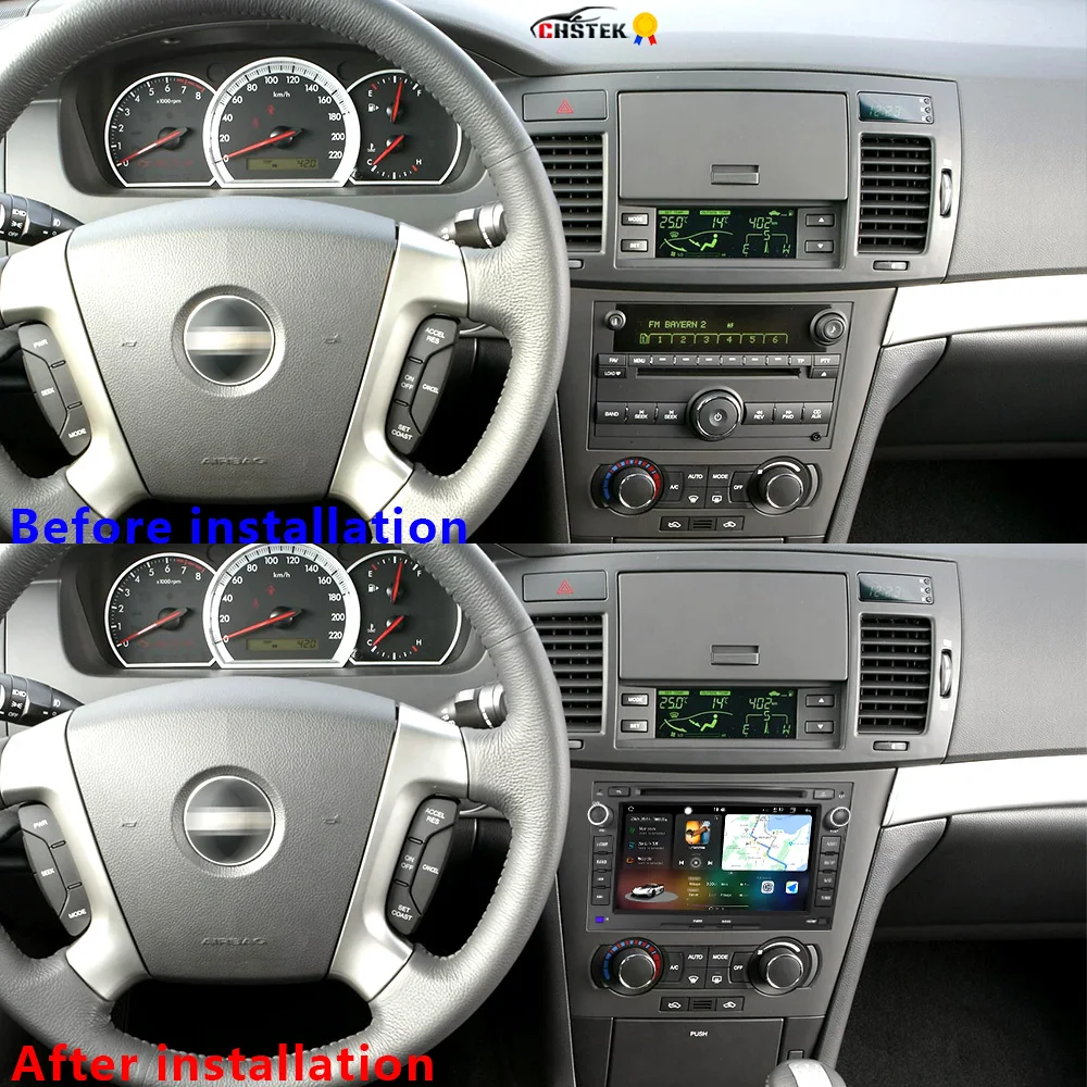 CHSTEK Car Radio Android 13 For Chevrolet Captiva Epica Aveo Lova Gentra Carplay Multimedia Stereo GPS WIFI 4G BT OEM Head Unit