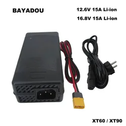 12V 12.6V 3S 16.8V 4S 15A Lithium Battery Charger 10.8V 11.1V 12V 3S 14.4V 14.8V 4S Energy Storage Fast Charger XT60 XT90