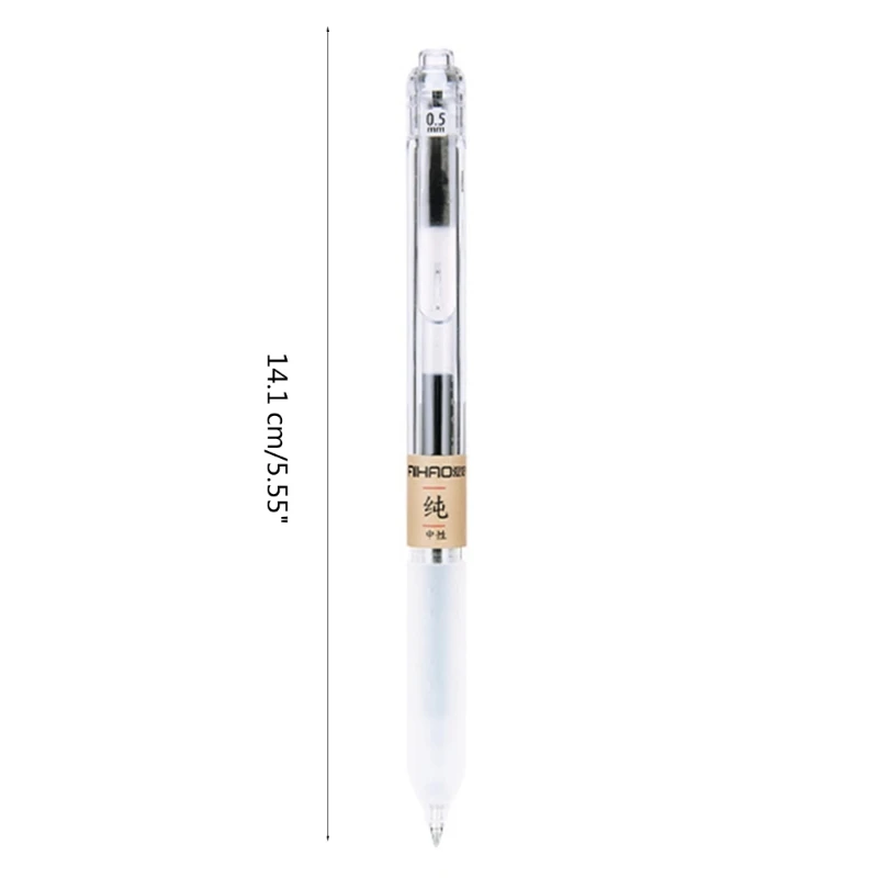 Шариковые ручки с быстросохнущими чернилами, гелевые ручки с очень тонким кончиком 0,5 мм, ручка с жидкими чернилами