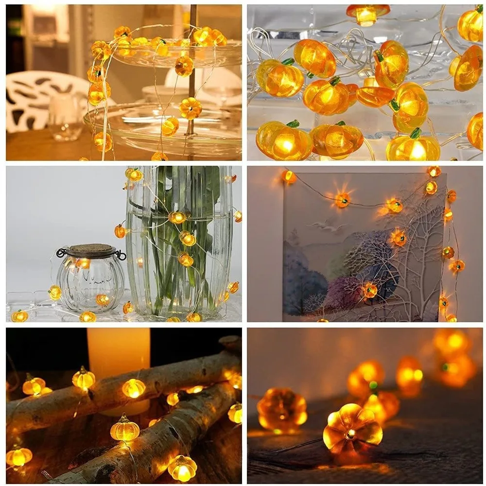 Reusable Halloween Decoration Stereorealistic Spider String Lights Durable 3d Design Horror Led Decorative Light Safe Use Demand