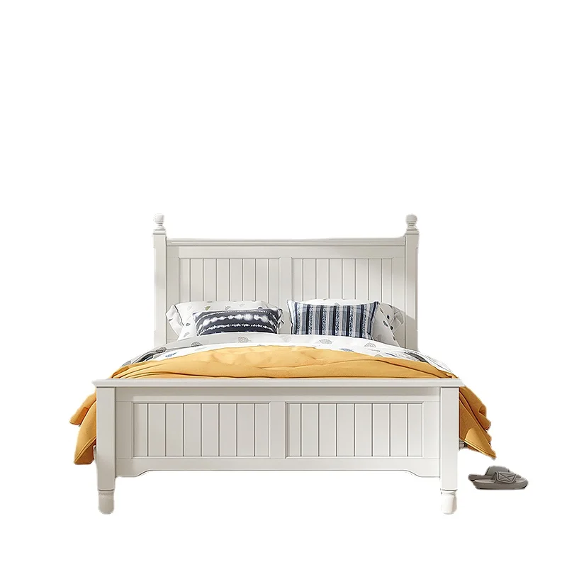 

Yy Full Solid Wood Bed Nordic Style Simple Children's Bed American Bed Children's Single Bed