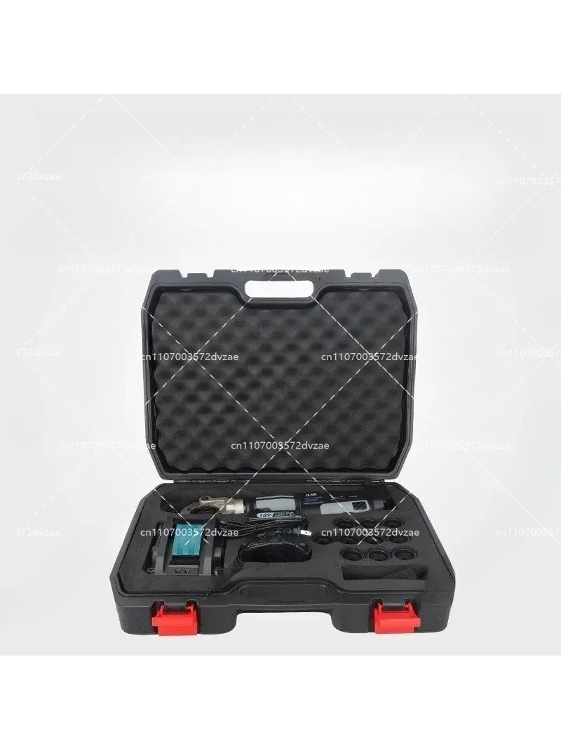 LS-300 Mini Rechargeable Hydraulic Crimper Digital Display Portable Straight Handle Electric Crimp Tool