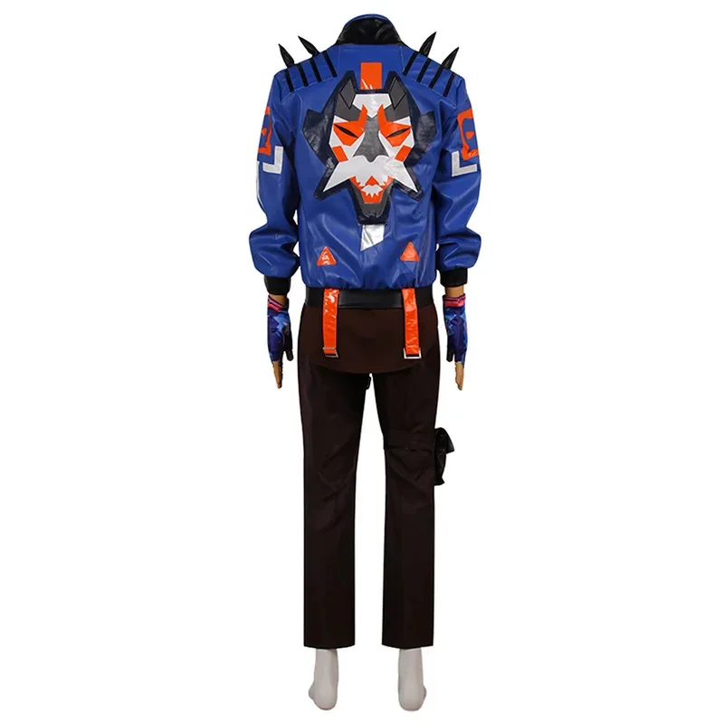 Sky01 Yoru أزياء الرجال التأثيرية لعبة Valorant لعب الأدوار فانتازيا ملابس سترة قميص السراويل قفازات رجل هالوين كرنفال ParWd01 @