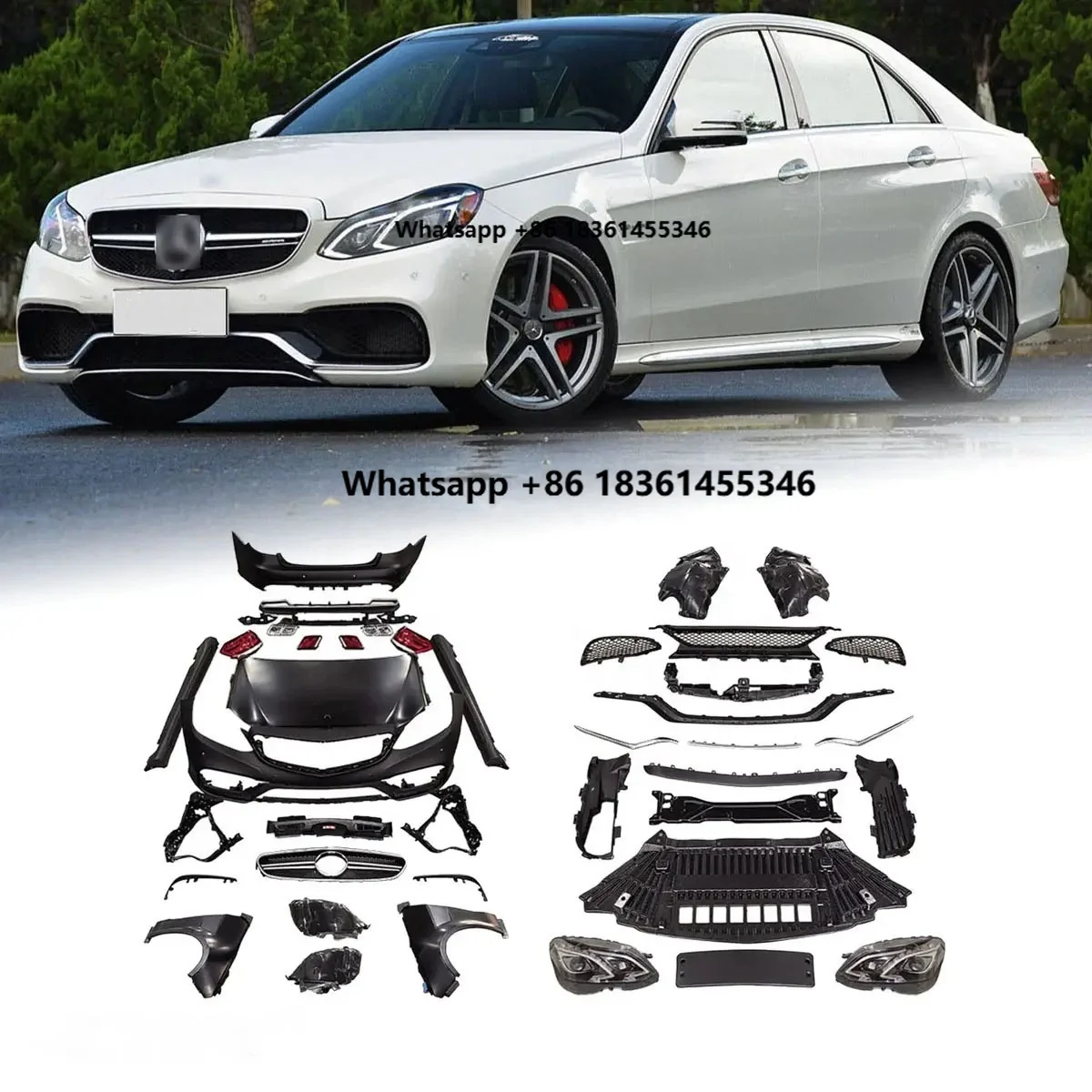 For  E-Class W212 Auto Accessories High Quality Body Kits Upgrade for 14-16 E63  Perfect Fit Car New 2010-2013