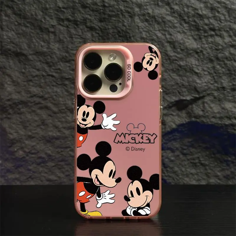 Disneys Mickeys Minnies Mouses Cute Phone Case For iPhone 15 14 13 12 11 Pro Max 7 8 Plus XR XS MAX Y2K Anti Fall Back Cover