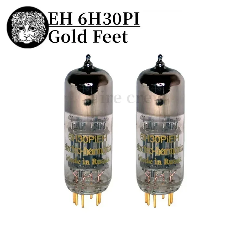 Vacuum Tube EH 6H30PI 6H30 Gold Feet Replaces 6N6 for Electronic Tube Amplifier HIFI Audio Amp Original Exact Match Genuine