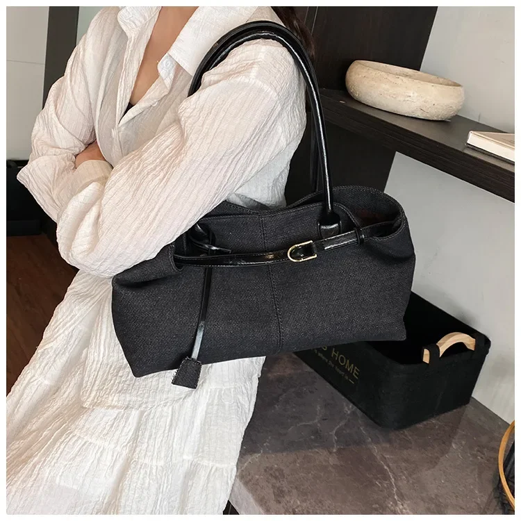 Fashionable Versatile Casual Large-Capacity Shoulder Bag for Women description 34