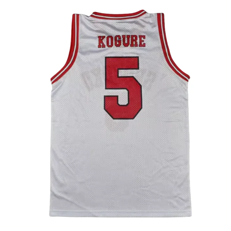 เสื้อคอสเพลย์อะนิเมะ Shohoku #5 Kogure kiminobu เสื้อ JERSEY Basket ผู้ชาย