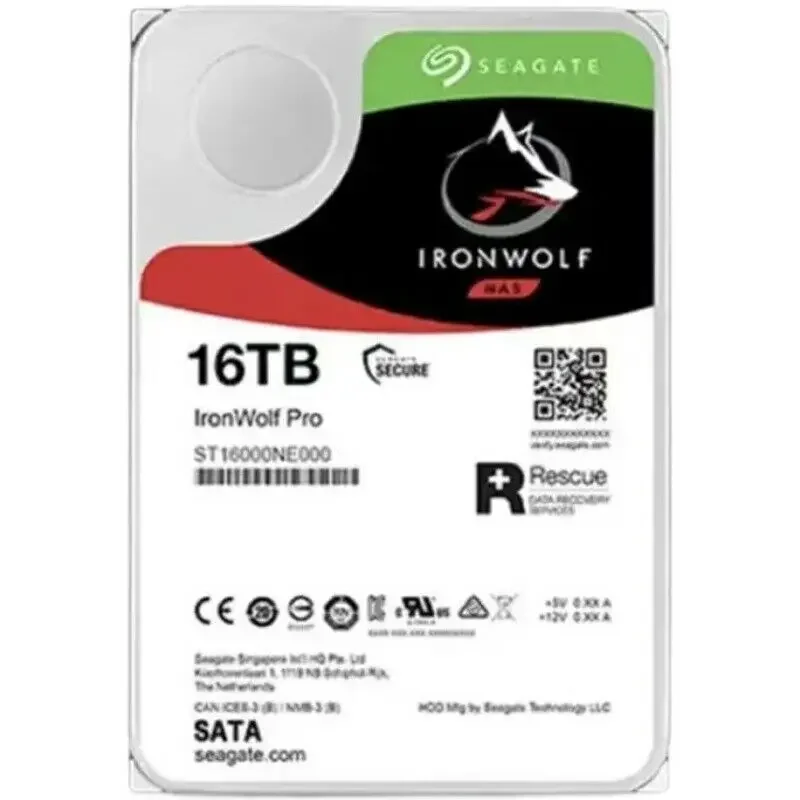 IronWolf Pro 16TB Internal 7200RPM 3.5