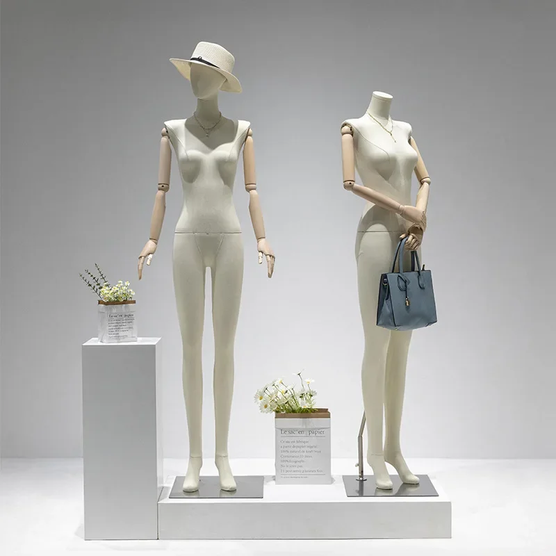 shoulder model props women's full body cloth human body display stand men's clothing store window table model shelf
