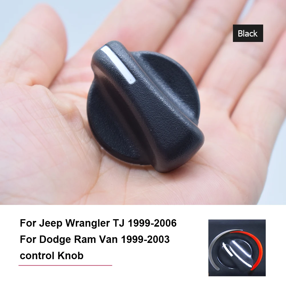 For Jeep Wrangler TJ 99-06 Dodge Ram 99-03 AC Heater Air Conditioner Climate Control Switch Knobs Buttons 5011218AC 5183281AA