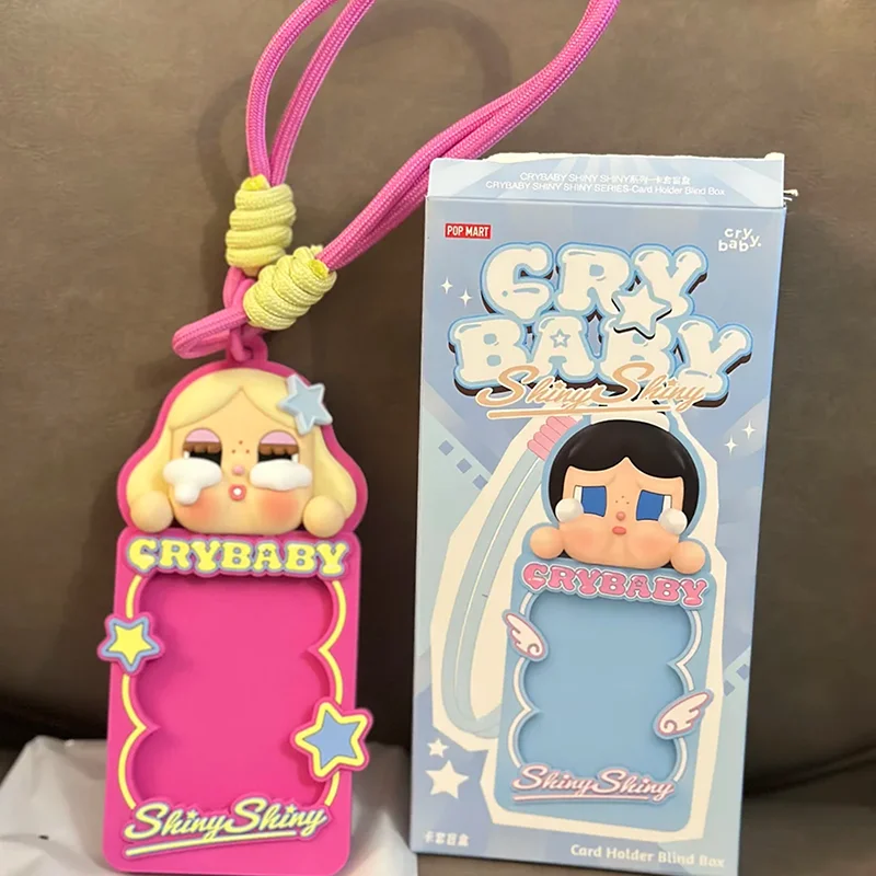 

POP MART CRYBABY SHINY SHINY Series Card Sleeve Blind Box Mystery Box Caixa Sorpresa Girls Figures Cute Model Birthday