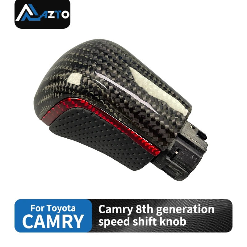 

Private Custom Gloss Carbon Fiber Shift Knob for Camry/Avalon /Available for toyota camry Car Models Interior Accessories