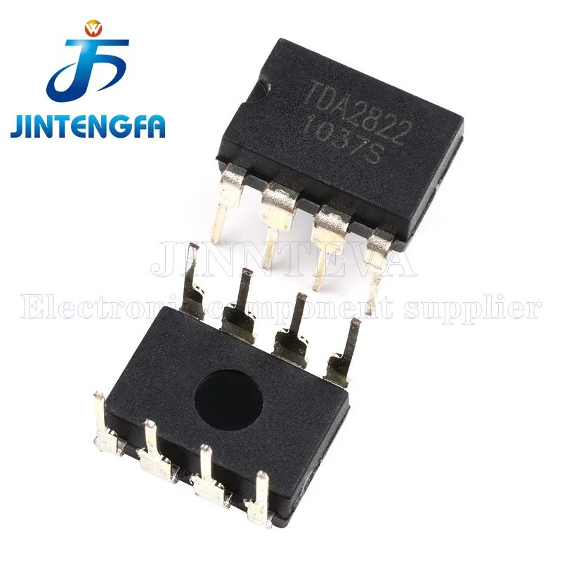 20PCS TDA2822 DIP-8 TDA2822L TDA2822N 1.8V - 12V 1W LINEAR INTEGRATED CIRCUIT DUAL LOW VOLTAGEPOWER AMPLIFIER IC