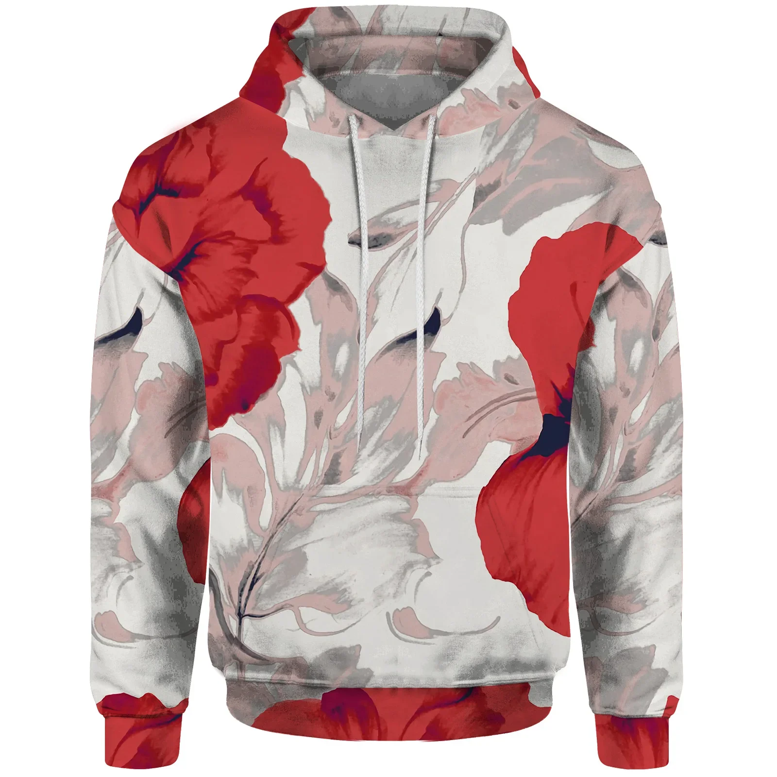 New Casual Autumn And Winte Summer Landscape Flower Print Sweatshirt New In Hoodies &Sweatshirts Hoodie Men 2024 Comfortable