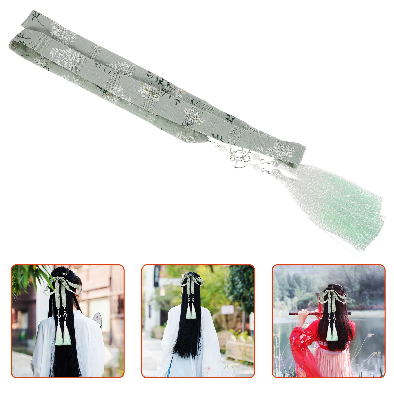 

Ribbon Tassel Accessories Accessories Headband Chinese Style Headband Hanfu Headdress Tassel Tie Hanfu Ties Tassel