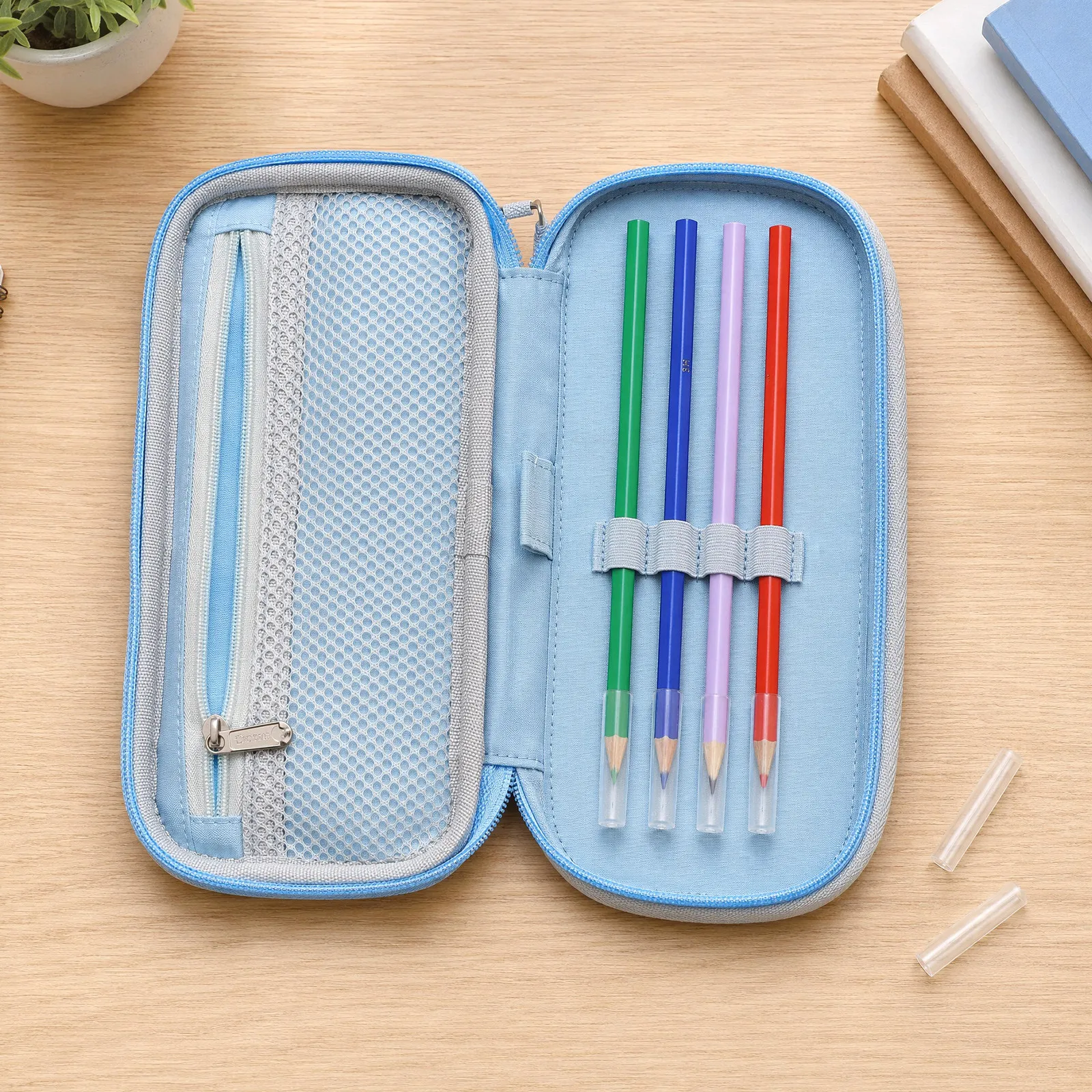 20Pcs Plastic Pencil Cover Cap For Home Office Desk Art Student Tip Versatile Students Artists