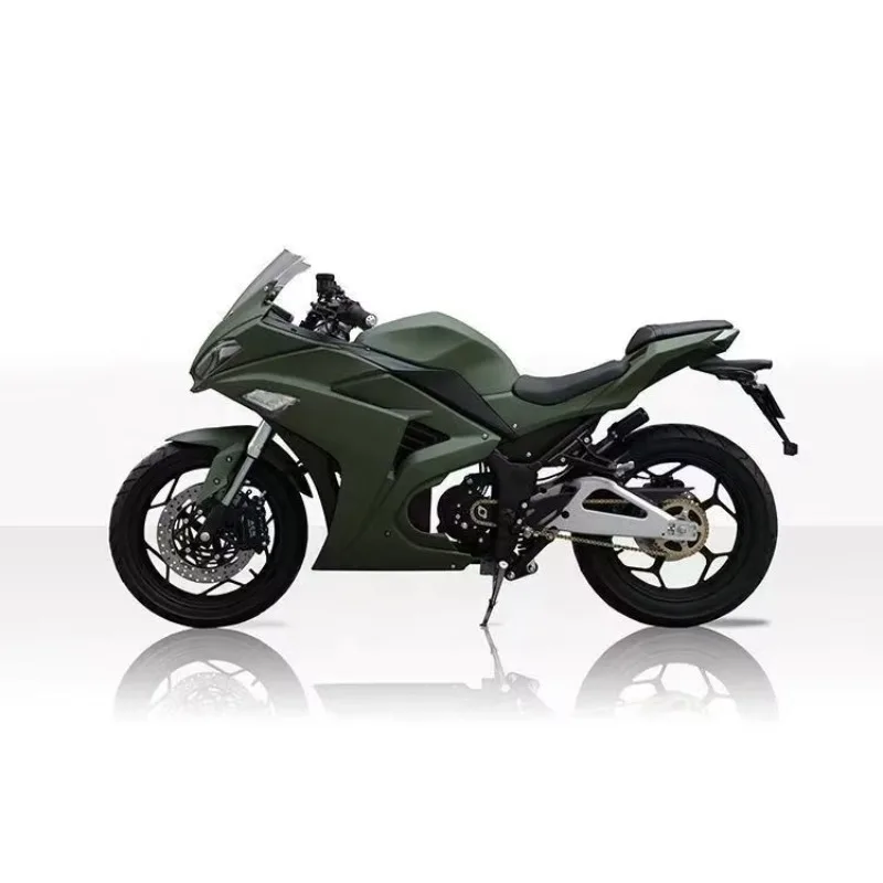 2025 نمط جديد الكبار التركيز على الطرق الوعرة دراجة نارية كهربائية 3000 واط تيار مستمر فرش السيارات الطاقة طويلة المدى مع مكبح قرصي #3