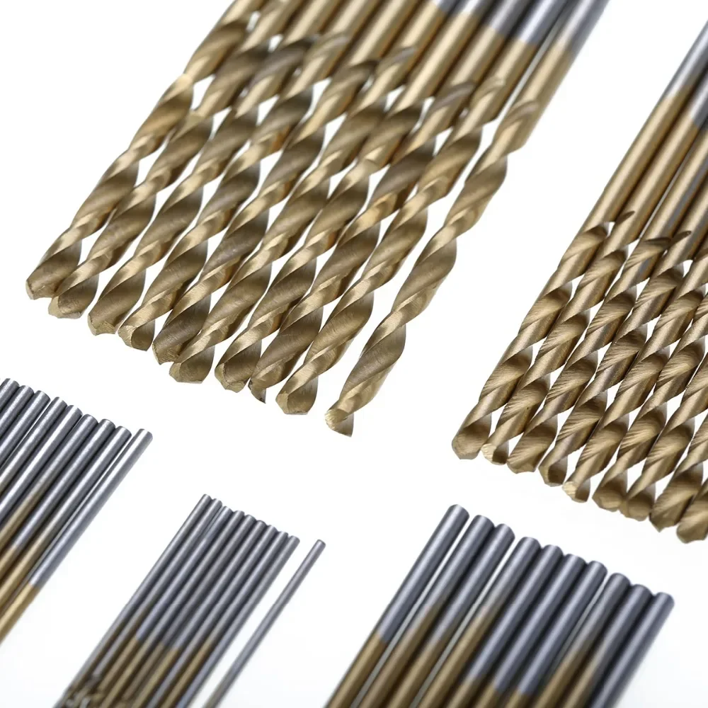 50Pcs Titanium Coated Drill Bits HSS High Speed Steel Drill Bits Set Tool High Quality Power Tools 1/1.5/2/2.5/3mm image 5