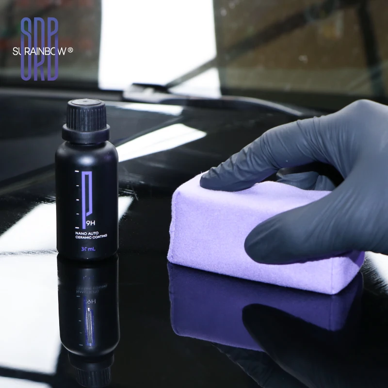 9H Nano Ceramic Coating for Cars, Anti-Scratch High Gloss Ceramic Coating Kit for Car, Hydrophobic Long Lasting Protection