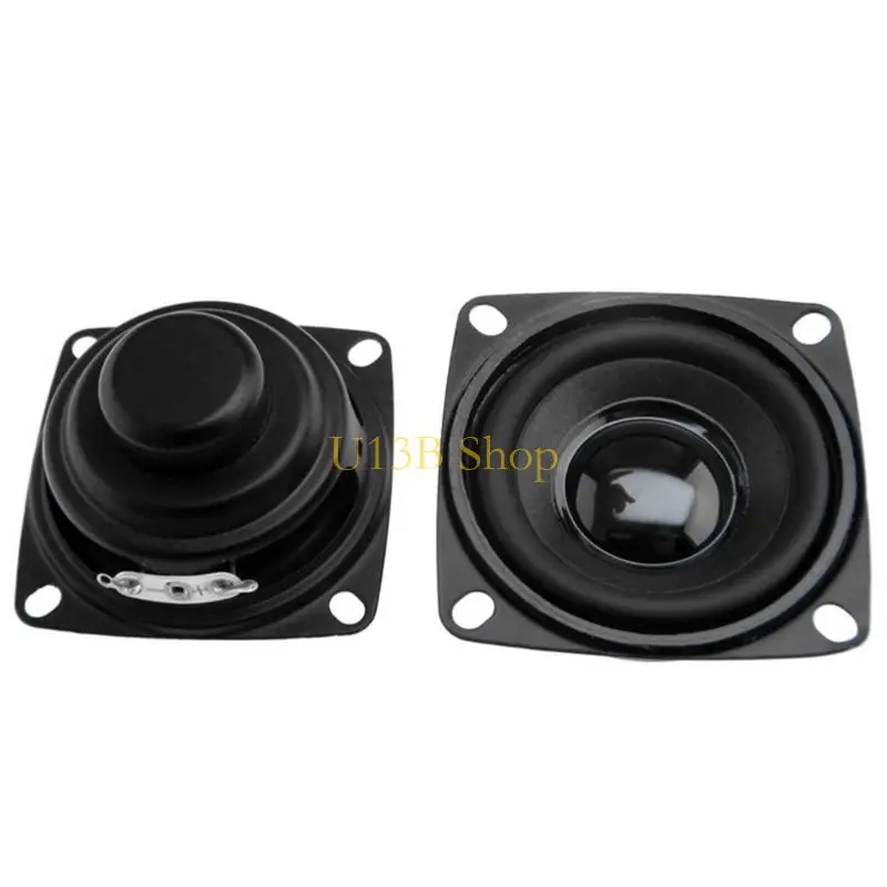 U13B Portable 53mm Square Loa Thành phần 4Ω Độ nhạy kim loại Subwa SubwaSer 4ohm Loa Loa Thiết bị nhạc chuyên nghiệp