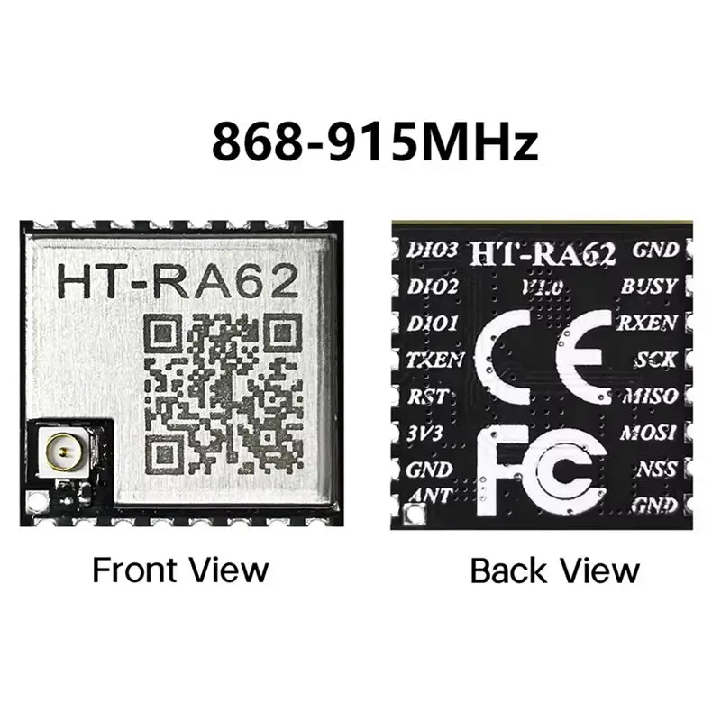 4X HT-RA62 Lora Series Module SX1262 Secondary Development Supports Lorawan Protocol 868-915Mhz