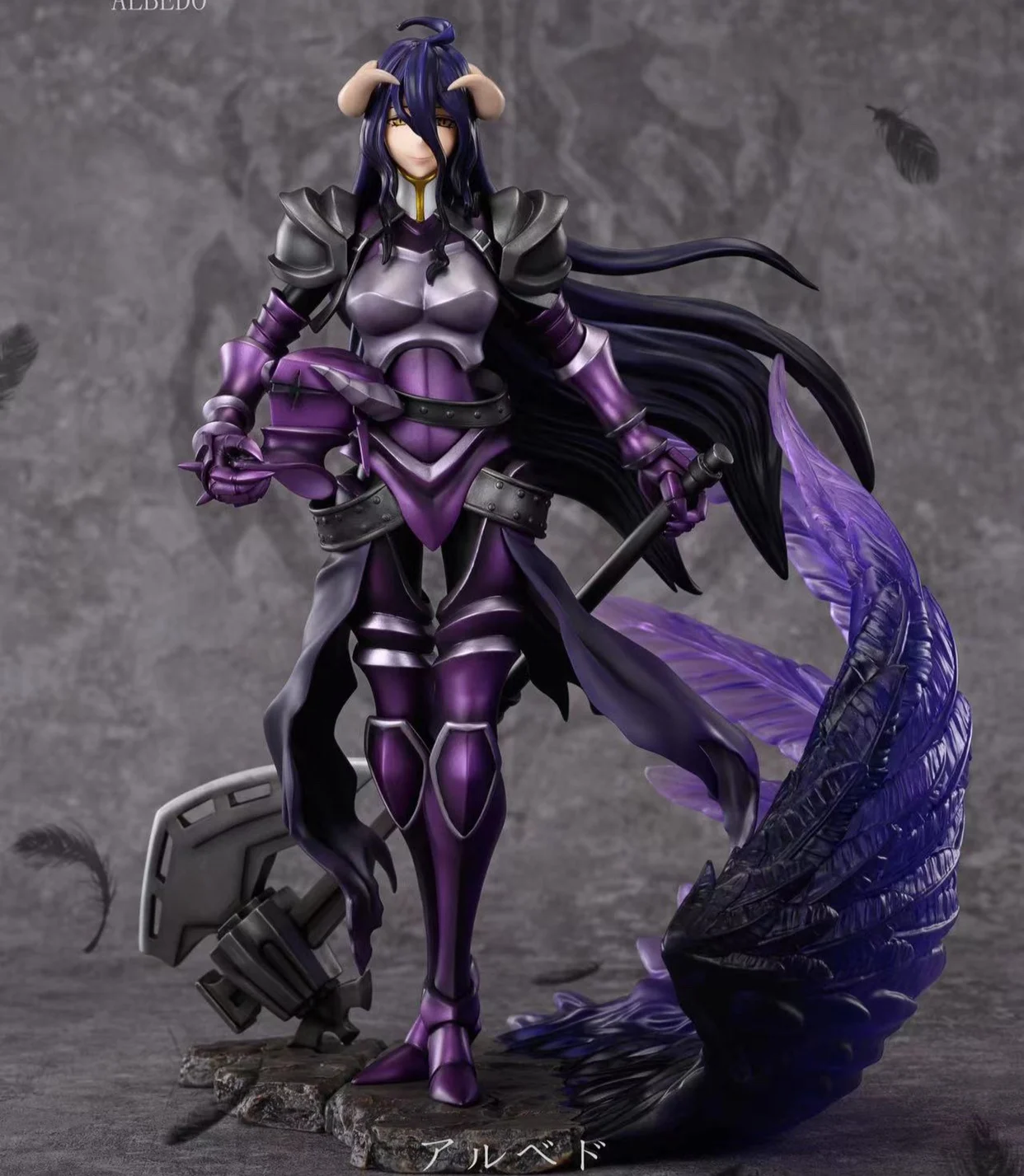 

Pre-sale Overlord Albedo The Dark Knight Ver. Anime Figure Model Toy Ornaments Action Cartoon Figures Collectibles Model Toys