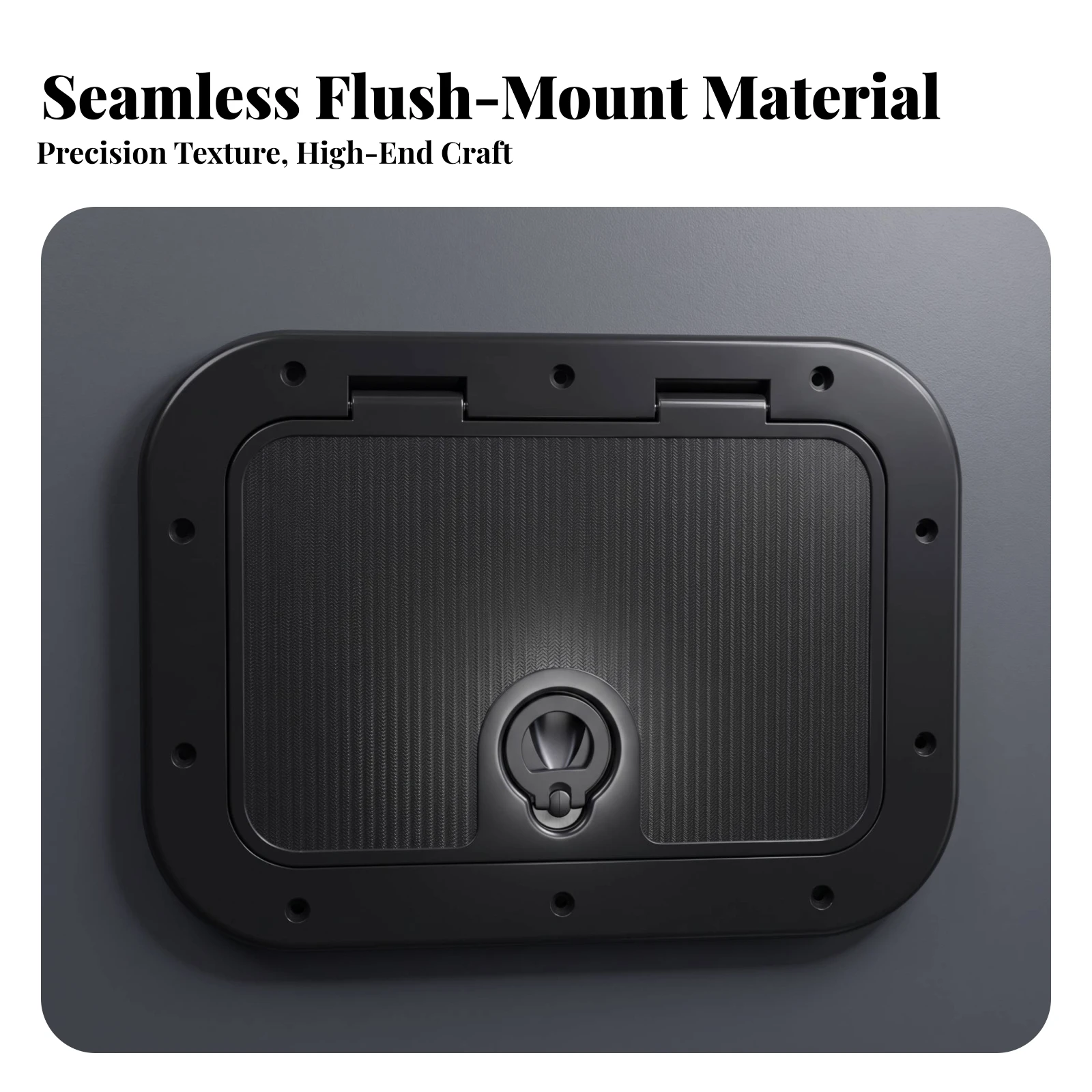 Boat Hatch Cover with Hinged Lid Reinforced Boat Deck Hatch Cover Heavy-Duty Rugged for Storage Compartment