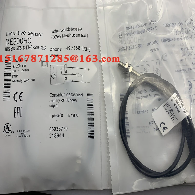 New proximity switch sensor BES 516-3005-G-E4-C-S49-00.3 516-3005-G-E4-C-S49-00,2