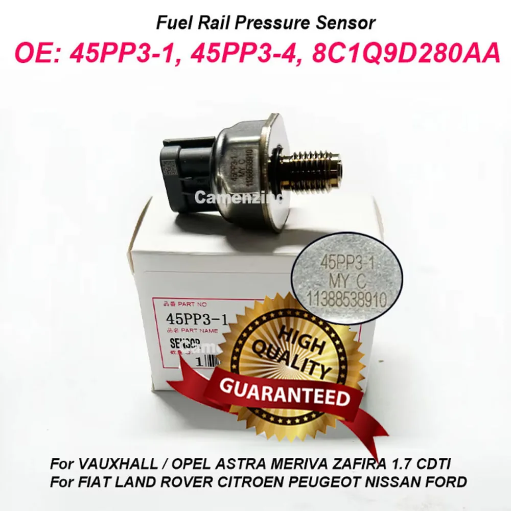 

Датчик давления топлива 45PP3-1 45PP3-4 8C1Q9D280AA 1465A034A 9665400680 9664613880 для Nissan Navara D40 Pathfinder 2.5 Diesel