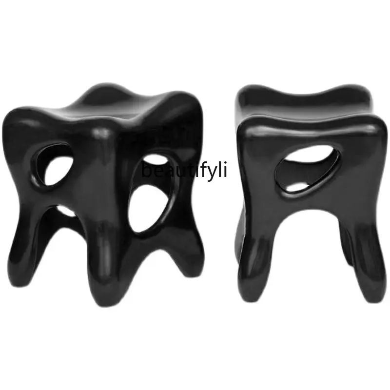 

Creative Hollow Stool Model Room Light Luxury Design Low Stool Living Room Special-Shaped Chair Teeth Wing Chair furniture