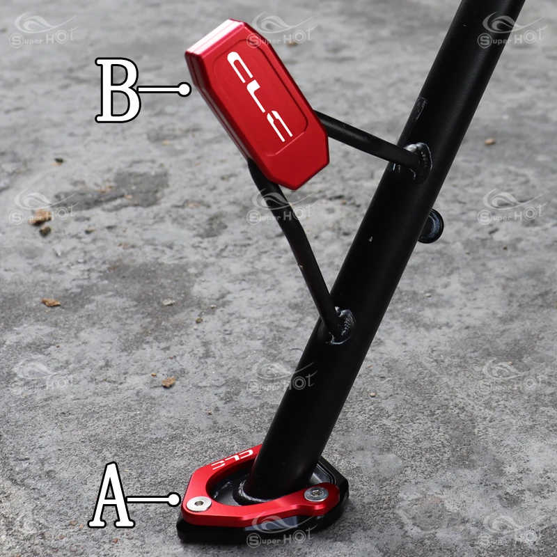 Motorcycle Accessories for CFMOTO 550CLC 450CLC CLC 550 450 CLC Foot Side Stand Extension Pad Support Plate Enlarger Kickstand