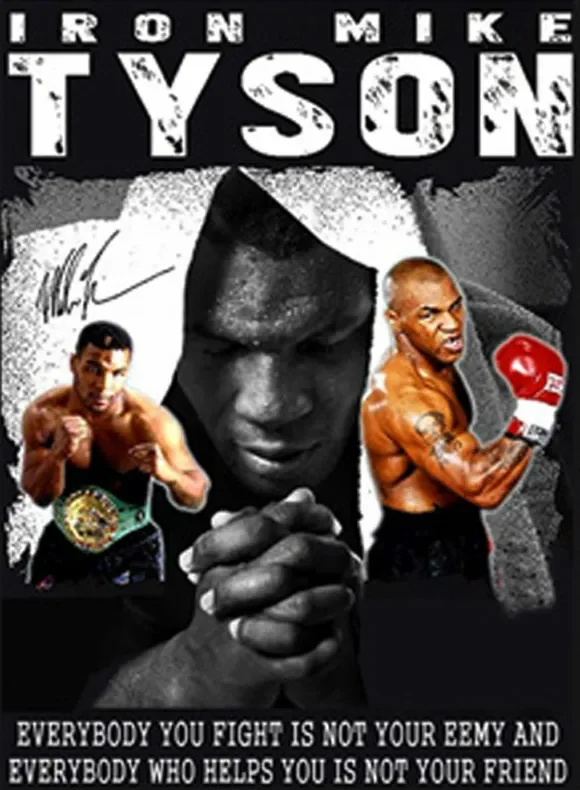 Boxing  Mike Tyson Boxing Fan Iron Mike Men's T-Shirt Summer Cotton Short Sleeve O-Neck T Shirt New S-3XL