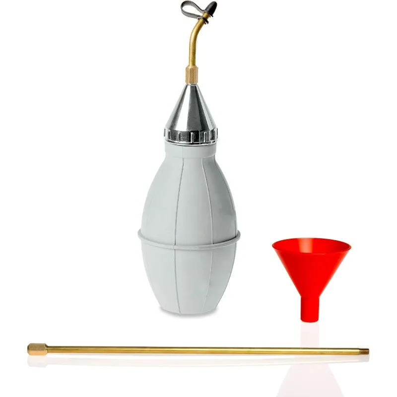 

Earth Powder Duster Garden Powder Applicator Dispenser with Long Plastic Tube for Organic Gardening Agricultural Su