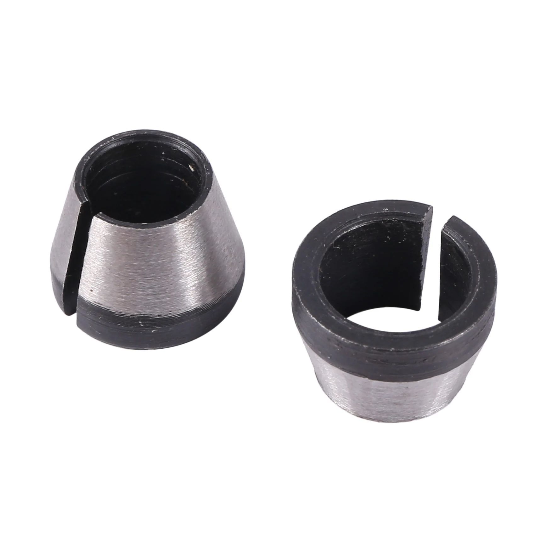 -A14E 6 قطعة مجموعة كوليت التوجيه تشاك رؤساء محول للتدريبات النقش التشذيب آلة نحت جهاز التوجيه الكهربائي قاطعة المطحنة