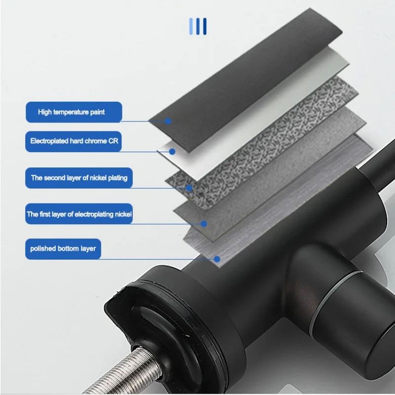 304 Stainless Steel Kitchen Faucet Hot and Cold Water Mixer 360 Degree Rotation Basin installation Comes Kitchen Hardware