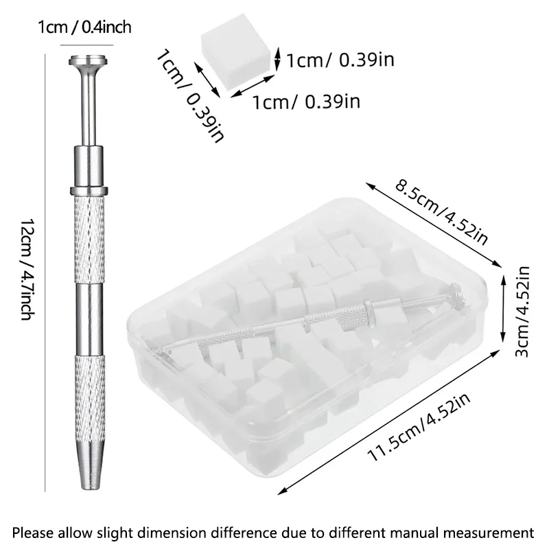 100 pçs gradiente esponja escova arte do prego conjunto de esponja para diy arte do prego gel polonês escova glitter pó paipai cola manicure acessório