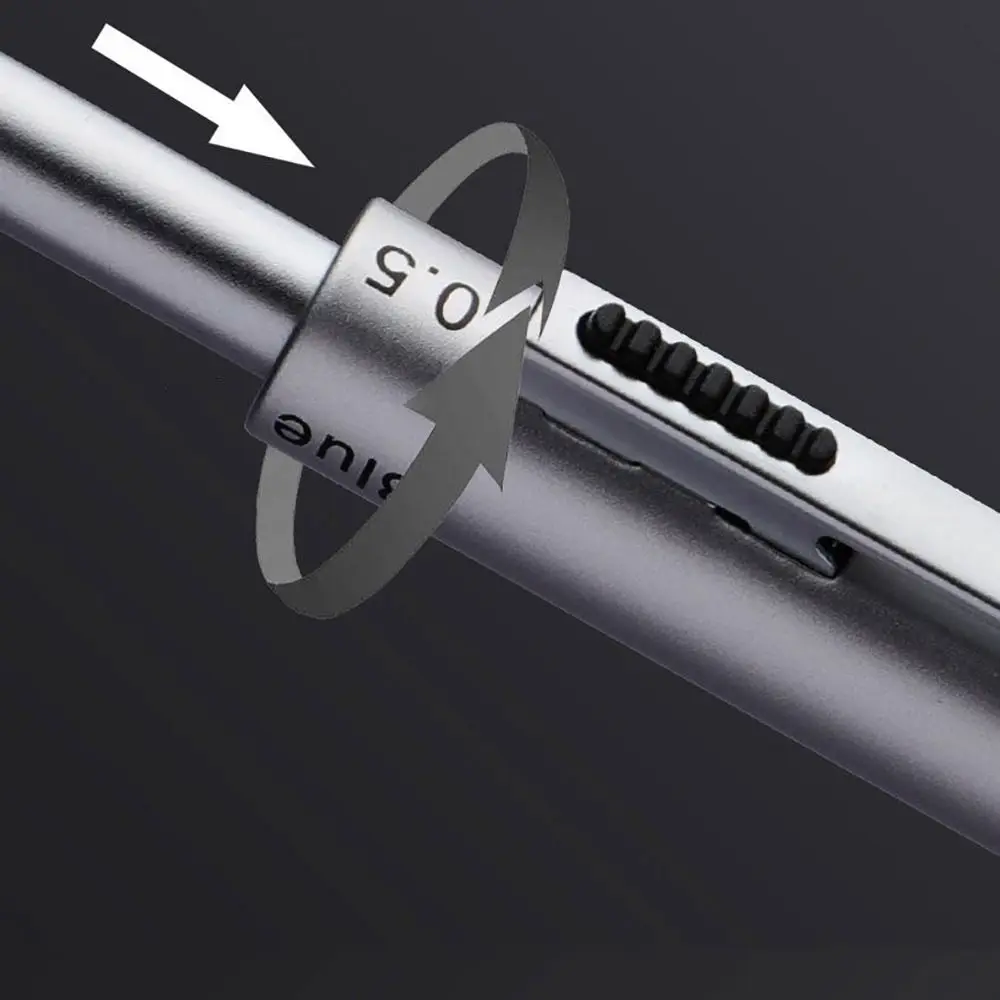 

Fashion Metal Gravity Sensor Pen 4 in 1 Press Type 3Colors Ballpoint Pen Mechanical Pencil School Office