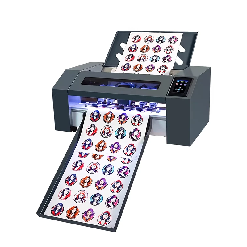 

New Automatic Sheet Label Cutter Sticker Label Die Cutting Machine High Precision Die Cutting Machine 220v/110v with Touch Panel