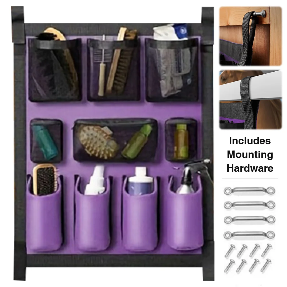 الحصان تك حقيبة التخزين سعة كبيرة تخزين حقيبة للحمل متعددة جيب الحصان مقطورة حقيبة التهيأ الحصان لوازم مستقرة